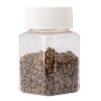 500x Allepaznokcie Mikroringi Z Silikonem Do Przedłużania Włosów 4,5mm Nr 7