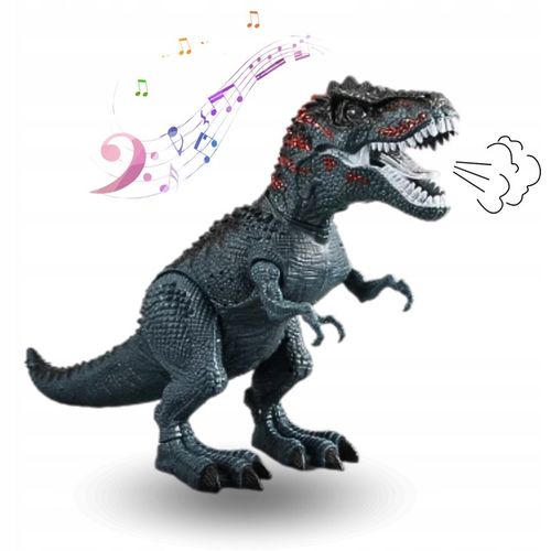 DUŻY DINOZAUR T-REX Z PROJEKTOREM Chodzi Ryczy ZNOSI JAJA na Arena.pl