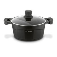 GARNEK Indukcja POKRYWKA Gaz SOLIDNY Średni Starke Pro Octagon 4,2 l 24cm