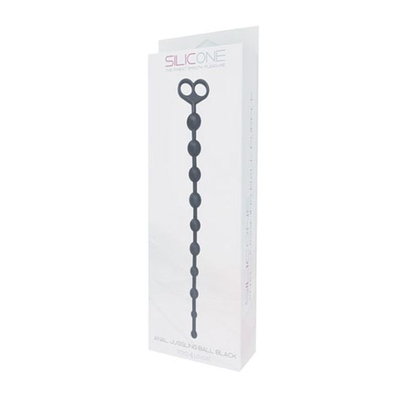 Plug/kulki-FALLO ANALE ANAL JUGGLING BALL SILICONE BLACK zdjęcie 1