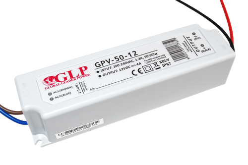 GLP power supply GPV series 12V/4A, CV, IP67 plastic case na Arena.pl