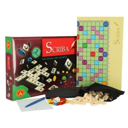 ALEXANDER Scriba gra słowna travel scrable exclusive skrabble duża wyrazy na Arena.pl