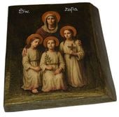 Ikona Święta Zofia patronka matek i wdów