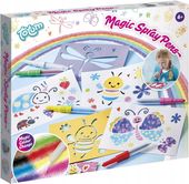 Magiczne pisaki w sprayu mazaki dmuchane dla dzieci szablony kreatywne