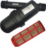 2X FILTR SIATKOWY ANTYPIASKOWY DO POMPY 1'' 120 L/MIN