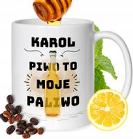 Kubek Dla Karola Kolegi Przyjaciela Męża Z Nadrukiem Prezent Biały 330Ml