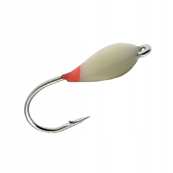 Mormyszka Wolframowa fosforowa Podlodowa z oczkiem zdjęcie 3