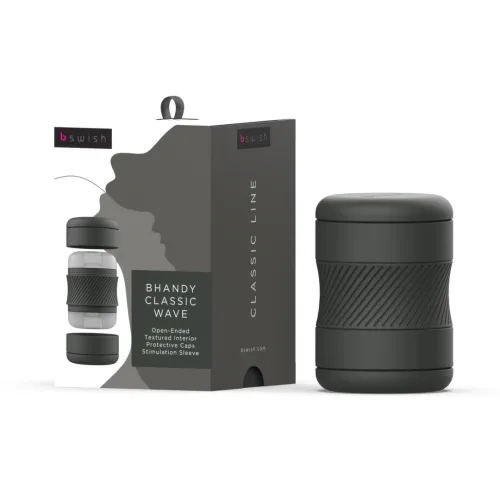 b swish bhandy classic wave - kompaktowa maszyna intymna, szary na Arena.pl