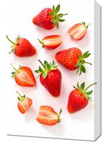 Obraz 40x60cm  Nowoczesny Owoce I Truskawki I Pop Art Vintage do Salonu