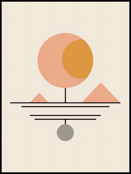 Plakat 75x100cm Geometryczna Utopia zdjęcie 2