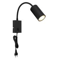 KINKIET LAMPA ŚCIENNA GLOBO ROBBY 57911WB CZARNY