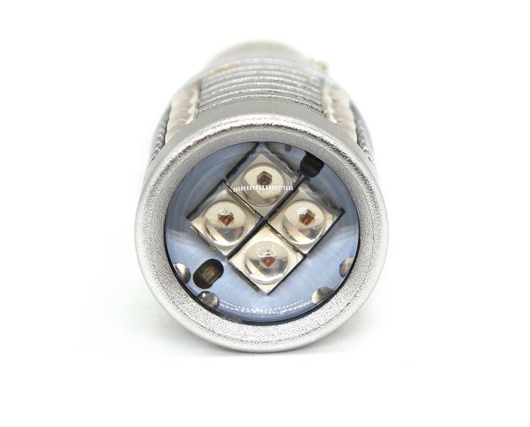 żarówka P21W LED BA15S 12-24V CANBUS 2000lm czerwona zdjęcie 8