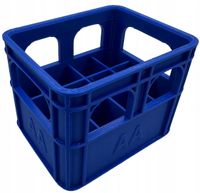 ORGANIZER NA BATERIE AA KOSZYK POJEMNIK AKUMULATORY PALUSZKI NIEBIESKI