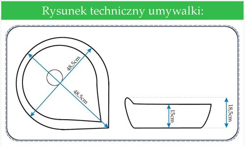 Umywalka Ceramiczna Leticia na Arena.pl