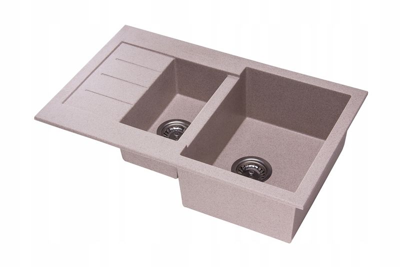 ZLEW ZLEWOZMYWAK GRANIT 8 kolorów 76x48 + SYFON zdjęcie 7