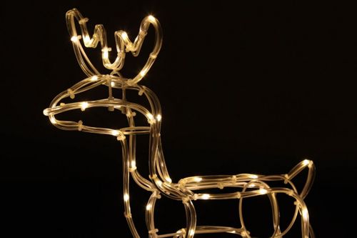 Świecący renifer do ogrodu 83 LED, ciepłe białe na Arena.pl