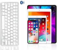 Klawiatura Bezprzewodowa Bluetooth do iPad iMac PS PC Komputera Biała