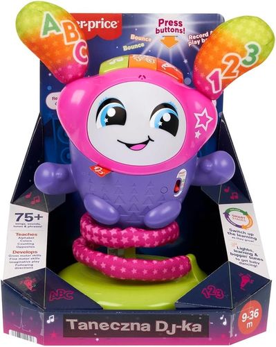 FISHER PRICE INTERAKTYWNA TANECZNA DJ-ka zabawka edukacyjna +9m HRD21 na Arena.pl