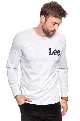 LEE LS LOGO TEE SHARP GREY MELE L63NAI03 L na Arena.pl