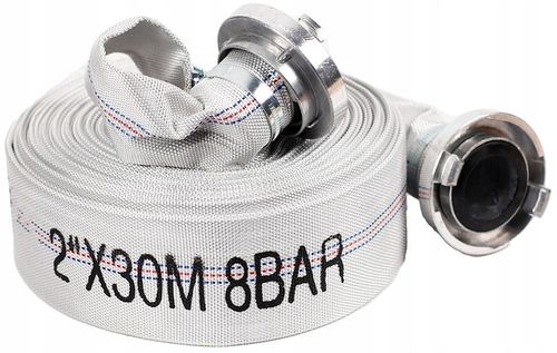 WĄŻ STRAŻACKI DO SZAMBA BRUDNEJ WODY 2 cale 52mm 30m SZYBKOZŁĄCZA DO na Arena.pl