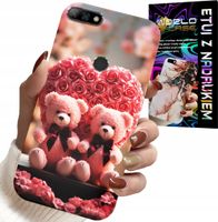 ETUI DO HUAWEI Y7 2018 - RODZINKA RÓŻANYCH MISIÓW SERCE + SZKŁO