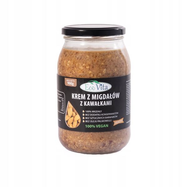 Pasta masło z migdałów migdałowe CRUNCH 900g zdjęcie 7