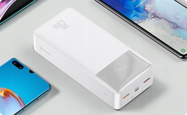 BASEUS POWER BANK 30000mah POWERBANK 20W PD 3x USB USB-C TYP-C 3A QC 3.0 zdjęcie 6