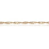 łańcuszek splot singapur żółte złoto 0,333 2,2mm 50cm