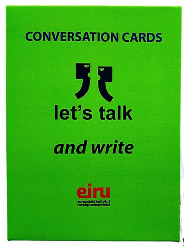 Karty konwersacyjne Let's talk and write na Arena.pl