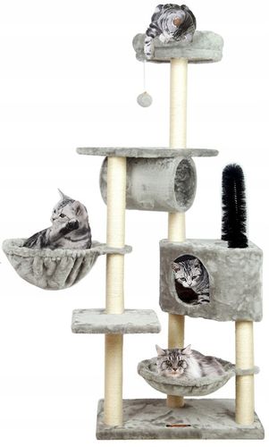 DRAPAK DLA KOTA KOTÓW WYSOKI DUŻY WIEŻA LEGOWISKO DOMEK 7 POZIOMÓW SŁUPEK na Arena.pl