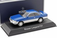 NOREV NISSAN LEOPARD F31 1986 Blue metallic 1:43