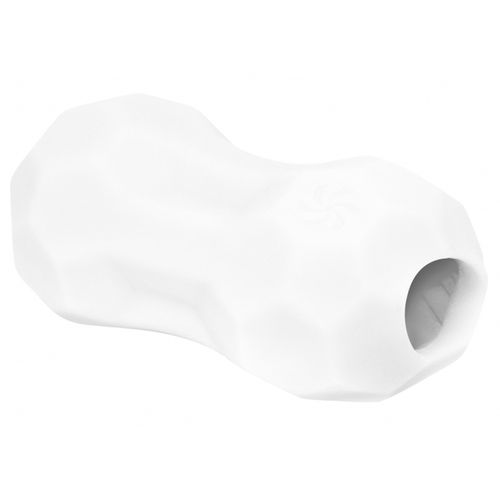 biały dwustronny masturbator dla mężczyzn. dopasowuje się do penisa. na Arena.pl