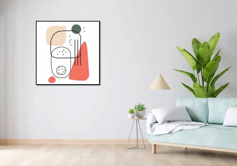 Plakat 90x90cm Przestrzenność zdjęcie 4