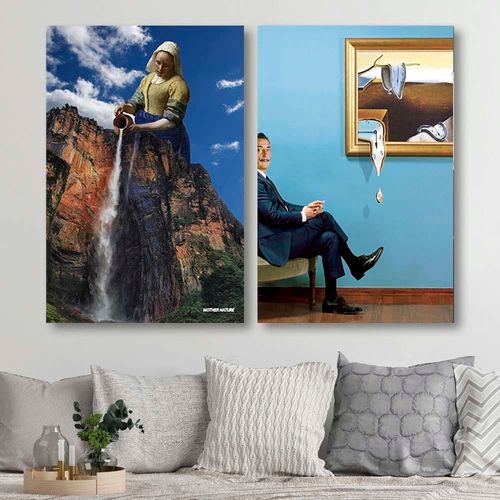 Deco Panel, Abstrakcja wodospad 70x100 na Arena.pl