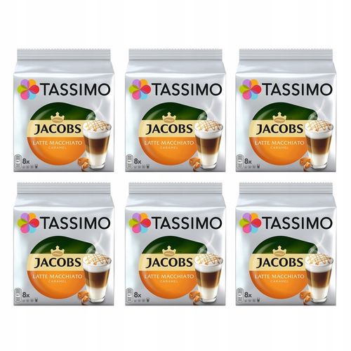 Tassimo Jacobs Latte Macchiato Caramel 5+1 GRATIS na Arena.pl