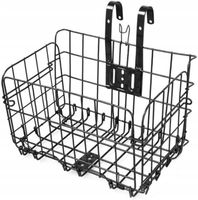 KOSZYK ROWEROWY NA KIEROWNICĘ BAGAŻNIK METALOWY NA ROWER KOSZ SKŁADANY