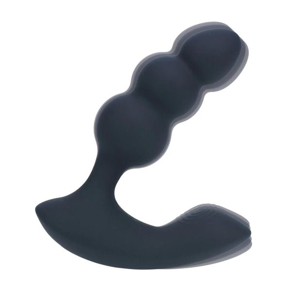 Dual Motor Remote Control Beaded Vibrating Liquid Silicone Prostate Stimul zdjęcie 7