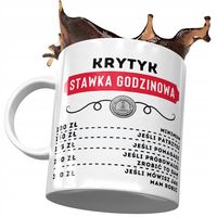 Dla Krytyka Kubek Na Urodziny Imieniny Na Prezent Z Nadrukiem Ze Zdjęciem