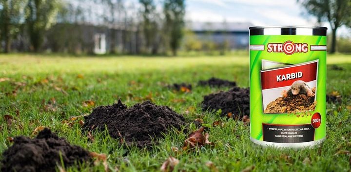 SILNY ODSTRASZACZ ŚRODEK NA KRETY NORNICE KARBID SUPER JAKOŚĆ DUŻE KAWAŁKI zdjęcie 7