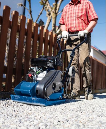 ORYGINALNA Zagęszczarka Gruntu Spalinowa Ubijak 50kg 13kN + MATA + OLEJ 1L na Arena.pl