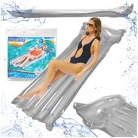 Materac Dmuchany Plażowy Do Pływania Na Basen Wodę Bestway 44013 Szary 90Kg