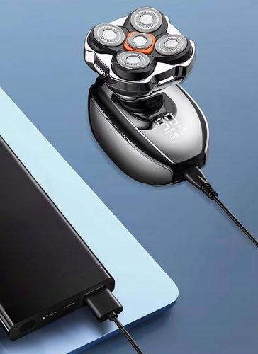 GOLARKA MĘSKA AKUMULATOROWA RIWALL MASZYNKA DO GOLENIA 5D LED USB-C TRYMER na Arena.pl