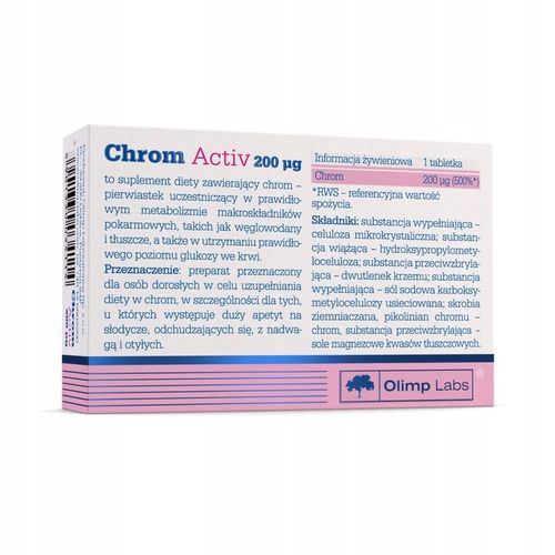 OLIMP CHROM ACTIV 120tabl METABOLIZM ODCHUDZANIE na Arena.pl