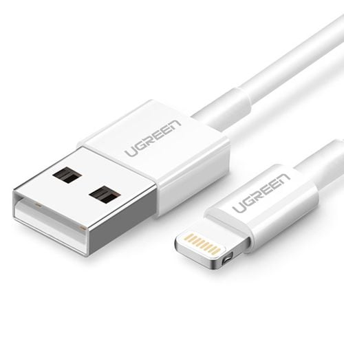 kabel przewód do iphone usb - lightning mfi 2m 2.4a biały na Arena.pl
