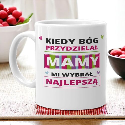KUBEK Z NADRUKIEM ŚMIESZNY PREZENT DLA MAMY URODZINY IMIENINY DZIEŃ MATKI na Arena.pl
