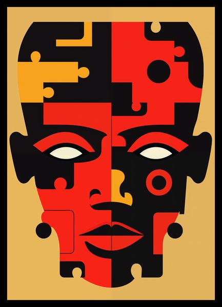 Plakat 29,7x42cm Puzzle Tożsamości zdjęcie 2