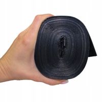 MOCNE WYTRZYMAŁE GRUBE WORKI CZARNE 240L GRUZ ODPADY BUDOWLANE 70um / 1.6kg