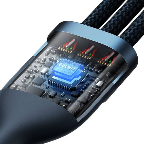 kabel usb 3w1 baseus flash series, usb-c + micro usb + lightning na Arena.pl