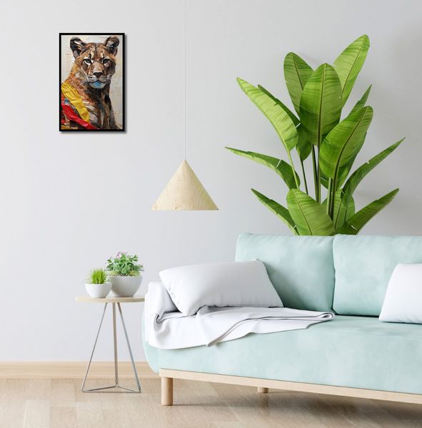 Plakat 30x45cm Papierowy Tygrys zdjęcie 4