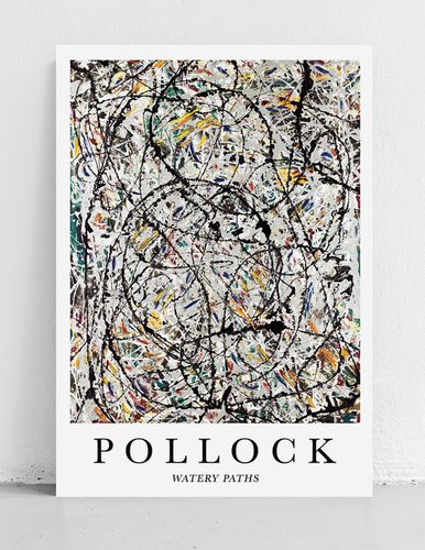 Plakat cyfrowy do wydruku pollock abstrakcja na Arena.pl